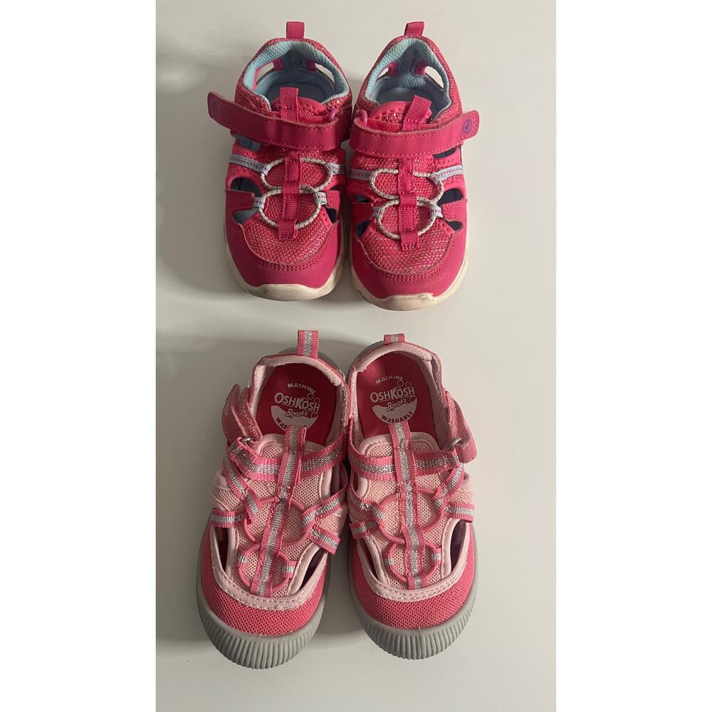 Bundle of 2 Toddler Girls Sandals Size 8